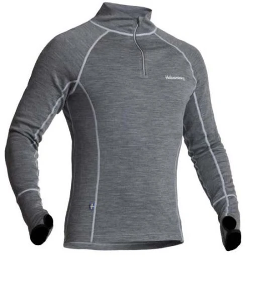 Halvarssons Warm Wool Polo - Grey 3 Halvarssons Warm Wool Polo - Grey