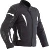 RST GT Ladies Textile Jacket - Black/White -Motorcycle Clothes And Shoes whi fr 03gtltj