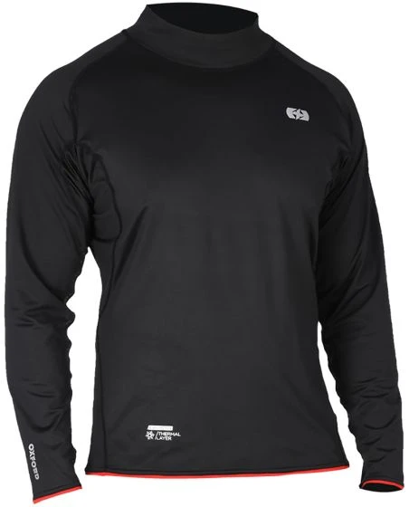 Oxford Warm Dry High Neck Thermal Top - Black 3 Oxford Warm Dry High Neck Thermal Top - Black