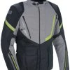 Oxford Montreal 4.0 Textile Jacket - Black/Grey/Yellow -Motorcycle Clothes And Shoes zz tm201105s
