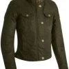 Oxford Holwell 1.0 Ladies Wax Jacket - Green -Motorcycle Clothes And Shoes zz tw19020308 1